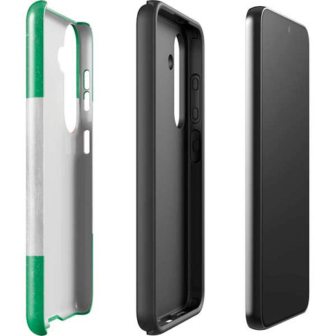 Nigeria Flag Distressed Galaxy S25 Impact Case